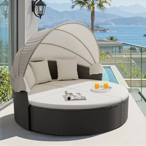 Outdoor Daybed Sofa - Уличная круглая кушетка для патио с