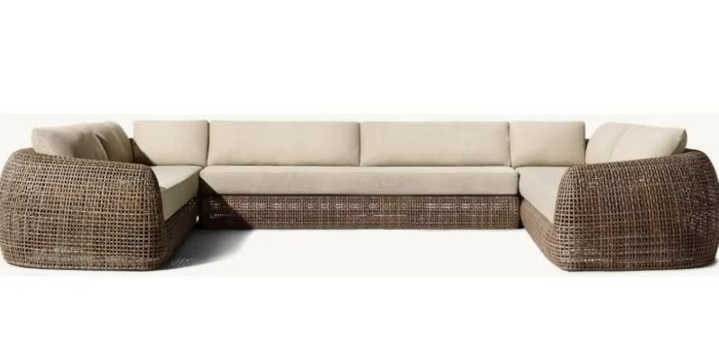 Outdoor Furniture In Sale - Лидер продаж, U-образная модульная уличная мебель,