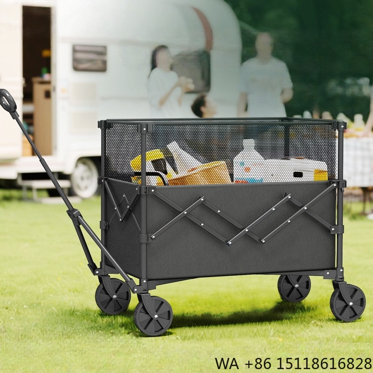 Outdoor Furniture Shop - Прочная складная тележка-вагон из нержавеющей стали