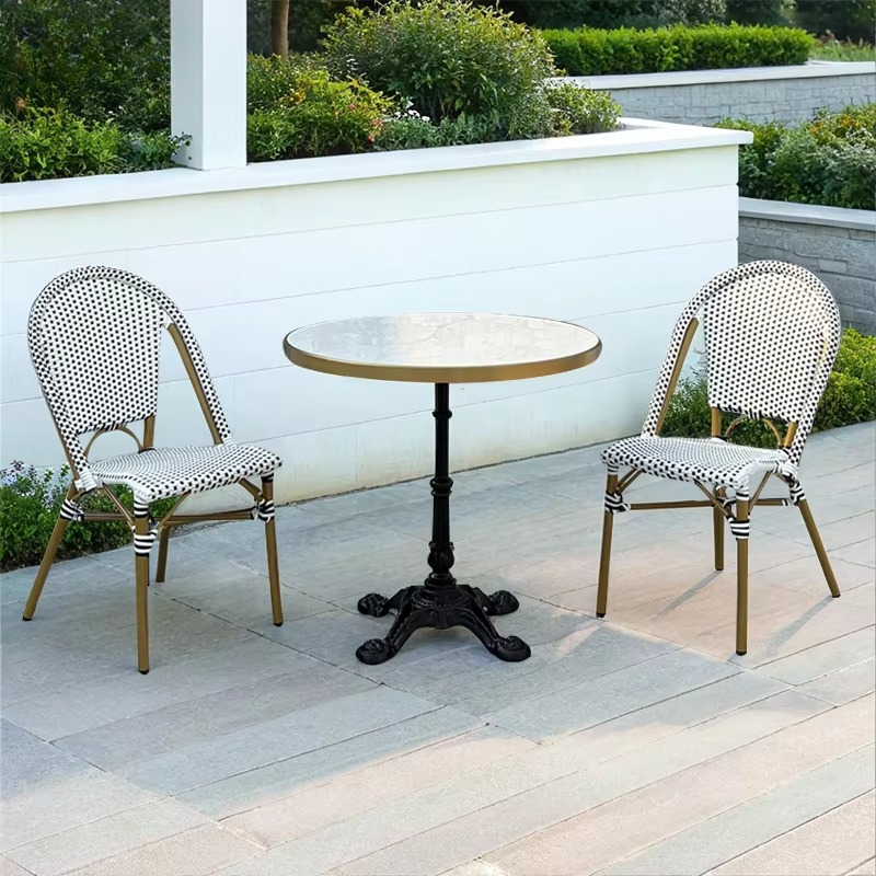 Outdoor Furniture Shop - Французский бистро, винтажная алюминиевая кофейня, мебель