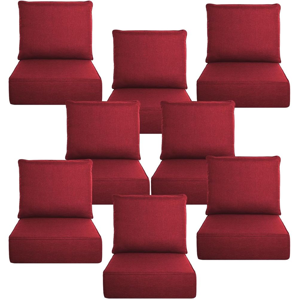 Outdoor Furniture Cushions 24 X 24 - Роскошный комплект уличных подушек толщиной 6