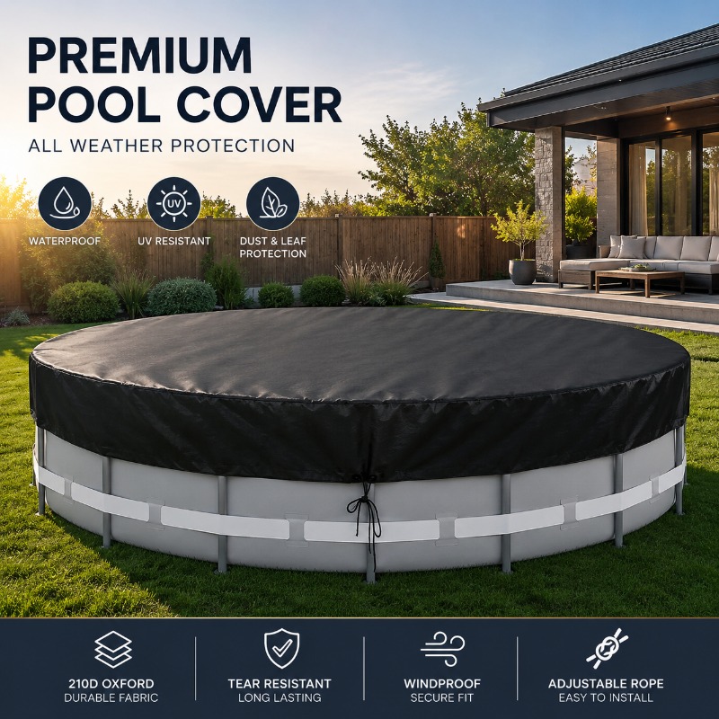 Outdoor Furniture Protector - Водонепроницаемое пылезащитное всесезонное покрытие для круглого