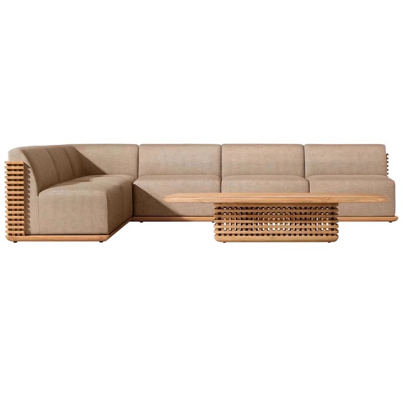 Outdoor Furniture Teak Wood - Уличный диван из тикового дерева, водонепроницаемый