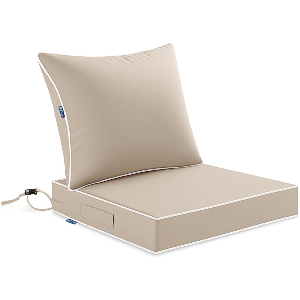 Outdoor Furniture Cushions 24 X 24 - Бежевая уличная подушка для сиденья 24x24