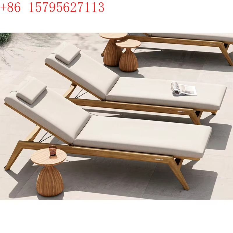 Outdoor Furniture Teak Wood - Роскошное кресло-шезлонг для отеля, плетеная мебель