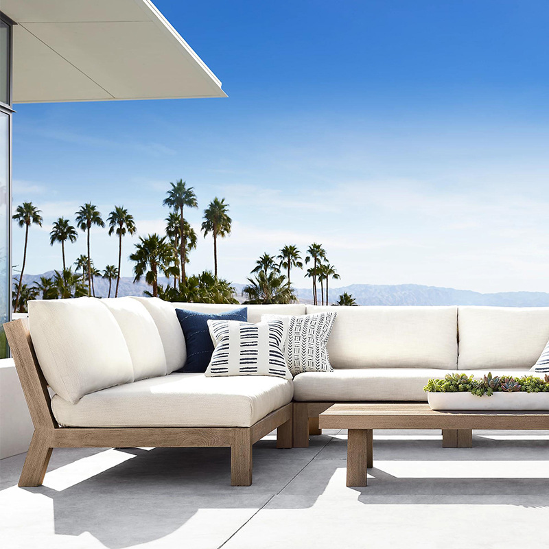Outdoor Furniture Teak Wood - Элитный водонепроницаемый современный комплект садовой мебели
