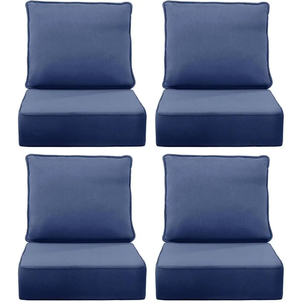 Outdoor Furniture Cushions 24 X 24 - 6 толстых уличных подушек для стульев,