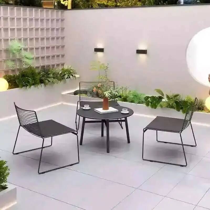 Outdoor Furniture Shop - Простое кафе, балкон, отдых, железный двор,