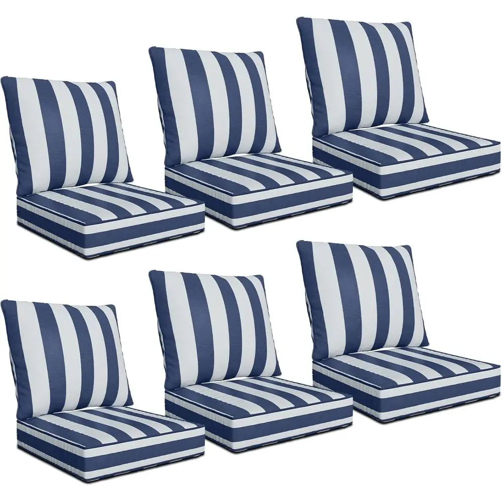 Outdoor Furniture Cushions 24 X 24 - Комплект из 6 глубоких подушек для