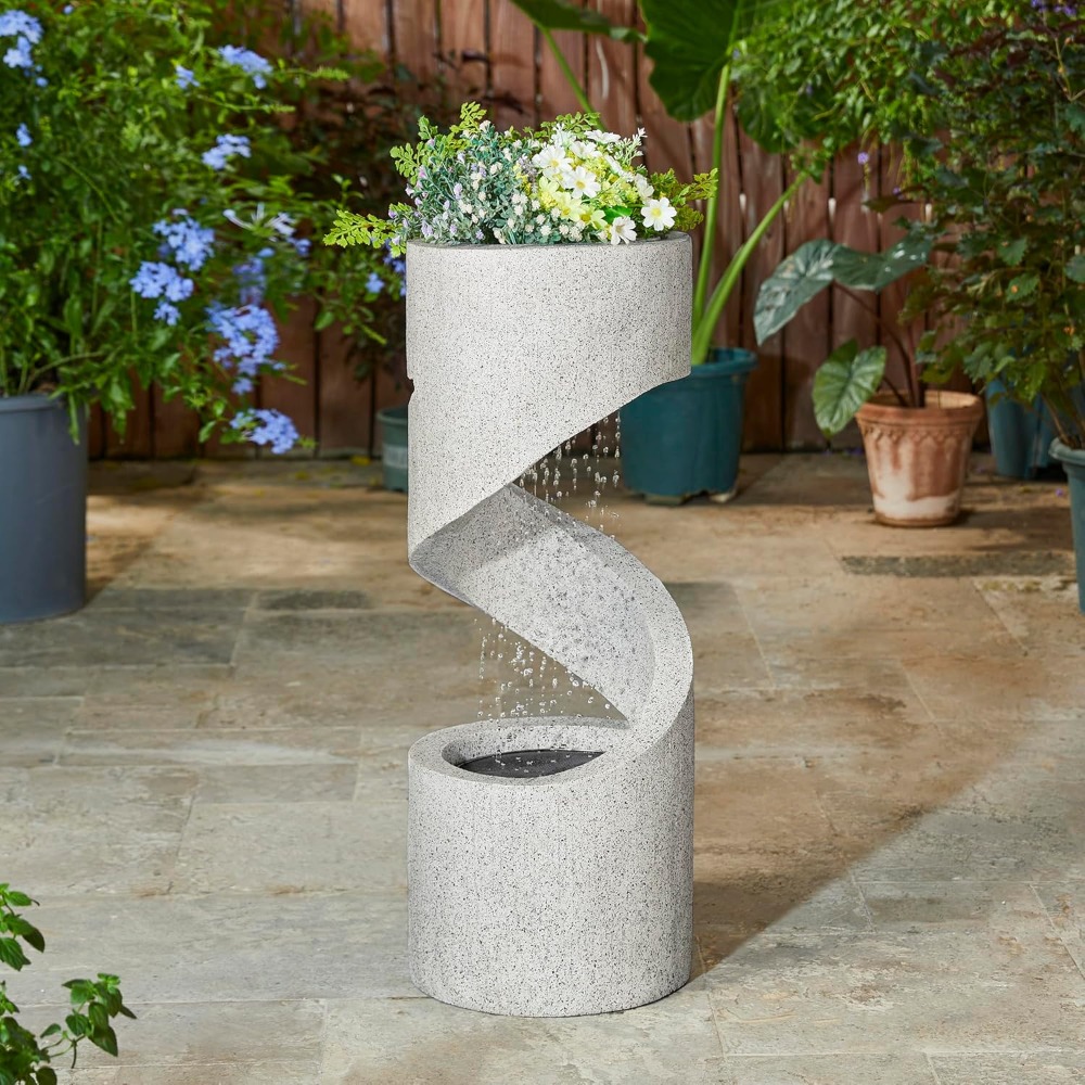 Outdoor Furniture In Store - Лидер продаж: Спиральный многоуровневый уличный фонтан