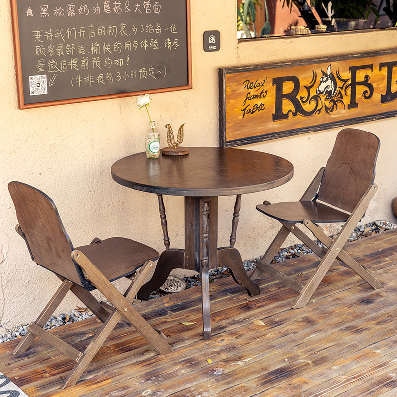 Outdoor Furniture Shop - Обеденный стол в стиле ретро, круглый