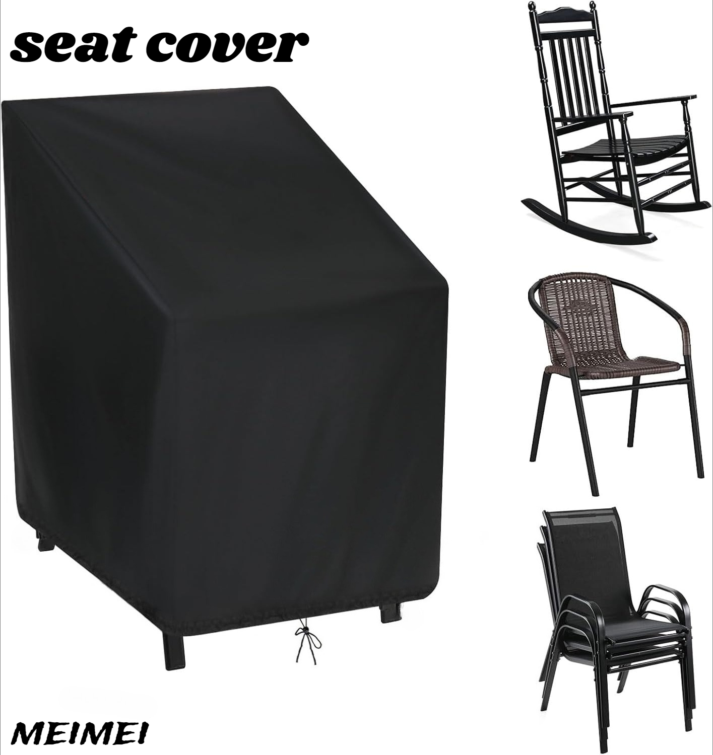 Outdoor Furniture Covers - Многослойный пылезащитный чехол для стула, сумка