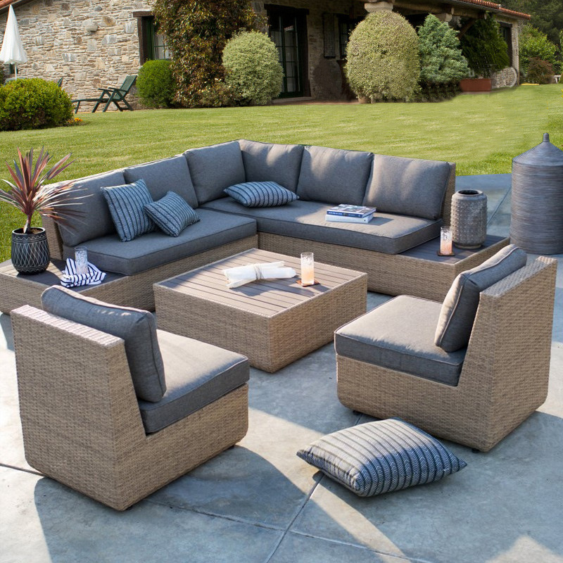 Outdoor Furniture In Sale - Уличный диван из ротанга для патио,