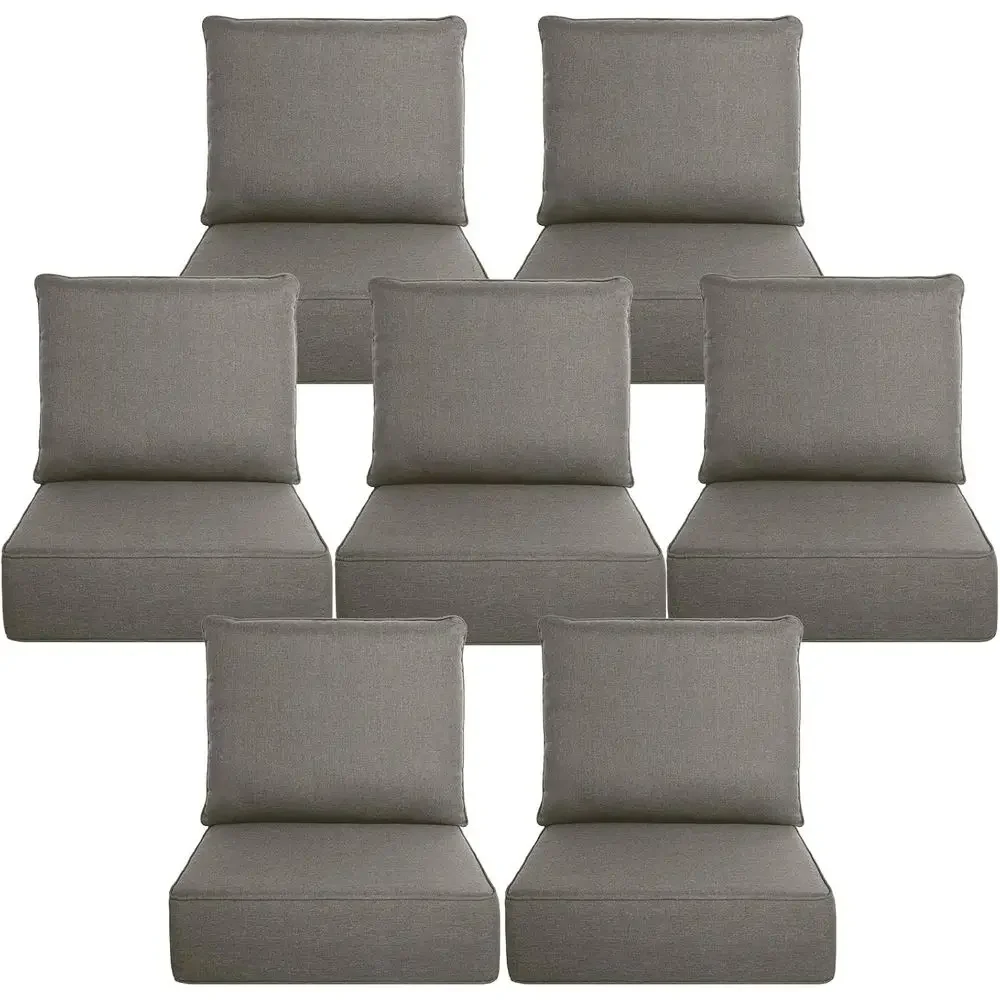 Outdoor Furniture Cushions 24 X 24 - Набор из 6 толстых уличных подушек