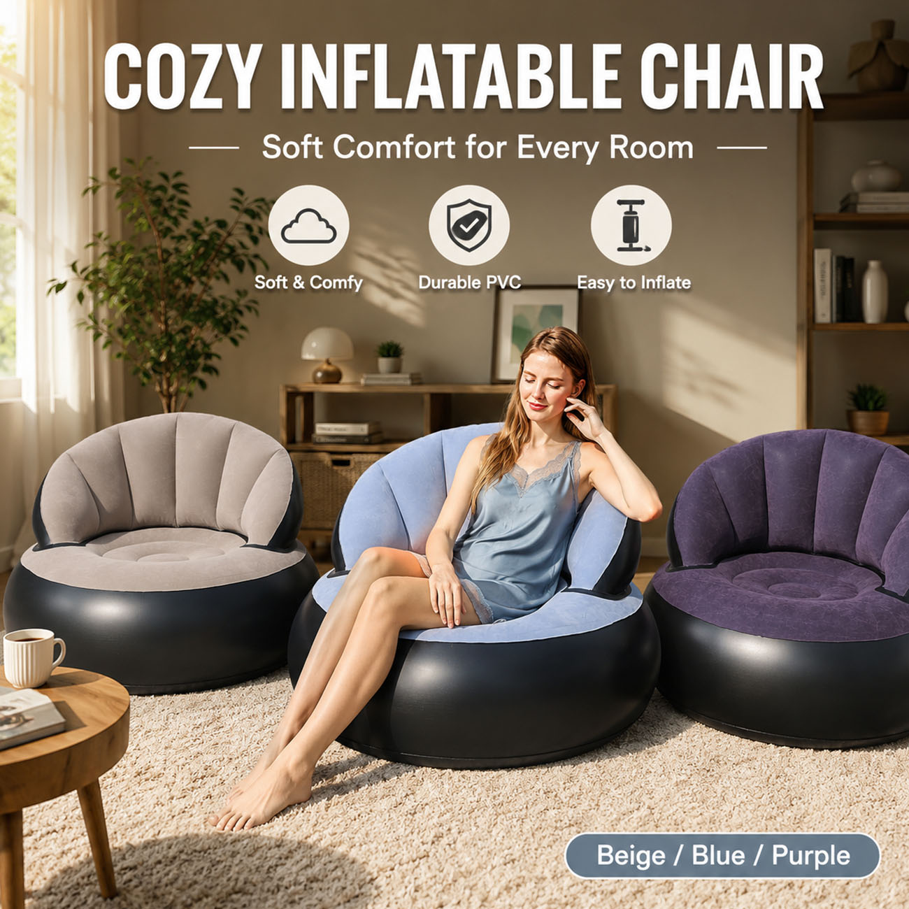 Outdoor Furniture Small - Надувное кресло для взрослых, комфортное кресло