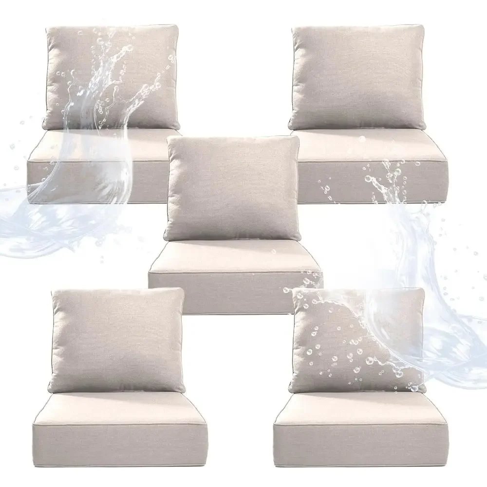 Outdoor Furniture Cushions 24 X 24 - 6 толстых подушек для уличных стульев