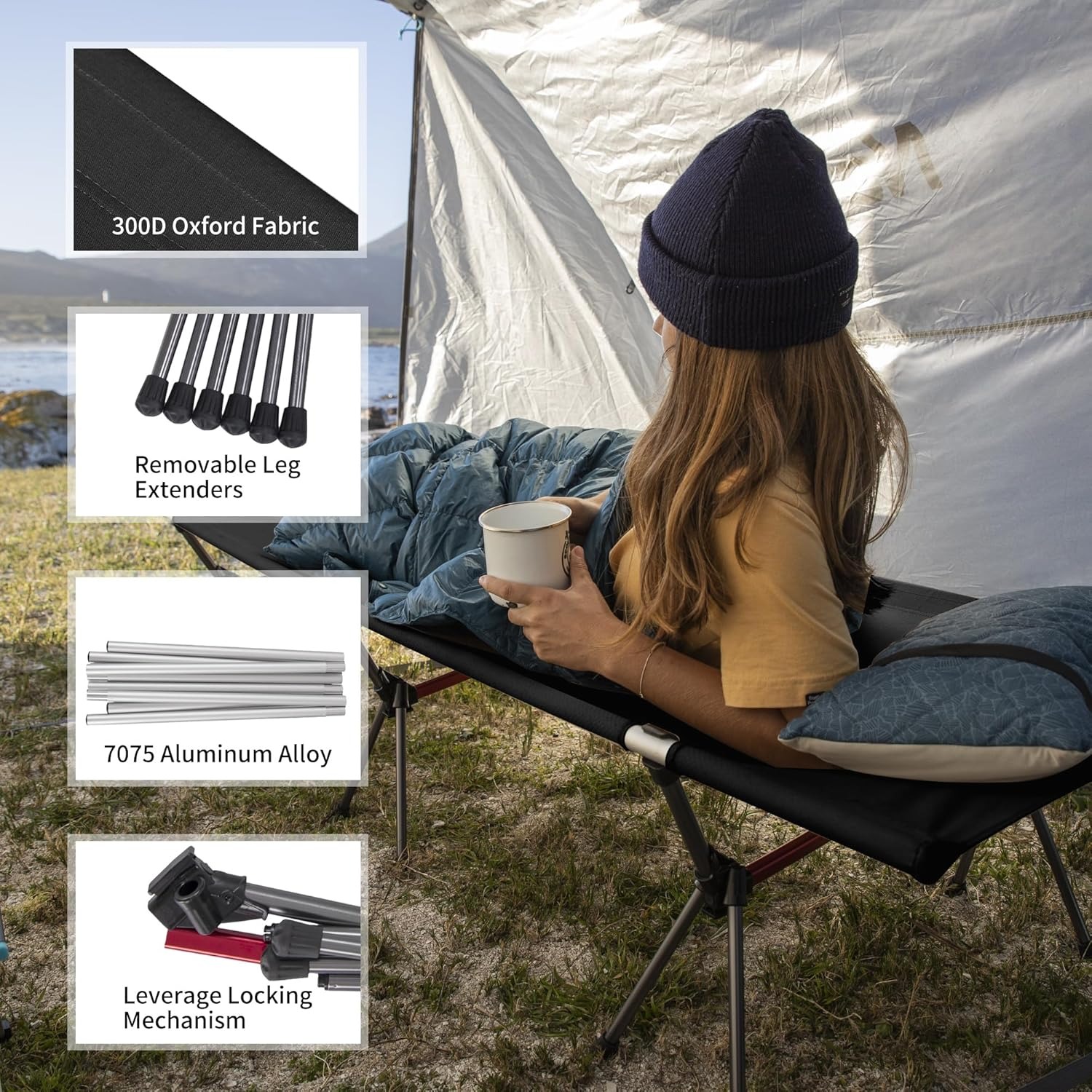 Раскладная походная кровать Na – обзор и цена Outdoor Daybed Sofa