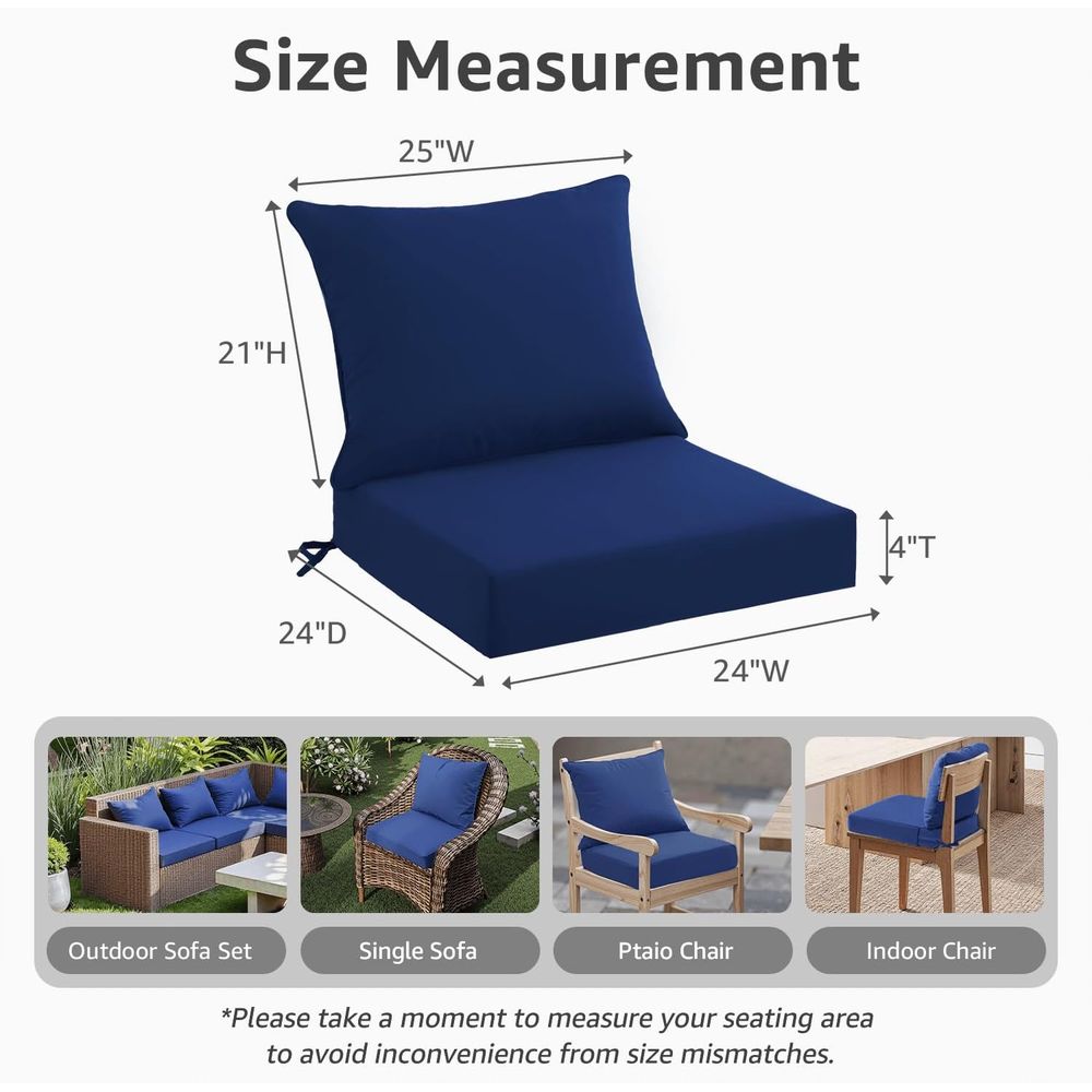 Набор подушек для сидений на о – обзор и цена Outdoor Furniture Cushions 24 X 24