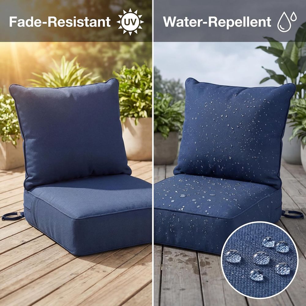 6 толстых уличных подушек для  – обзор и цена Outdoor Furniture Cushions 24 X 24