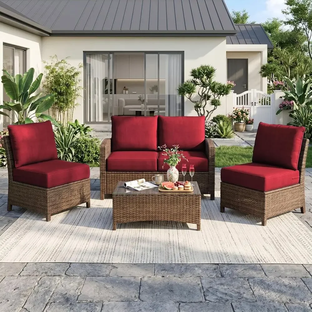Набор уличных подушек для сиде – обзор и цена Outdoor Furniture Cushions 24 X 24