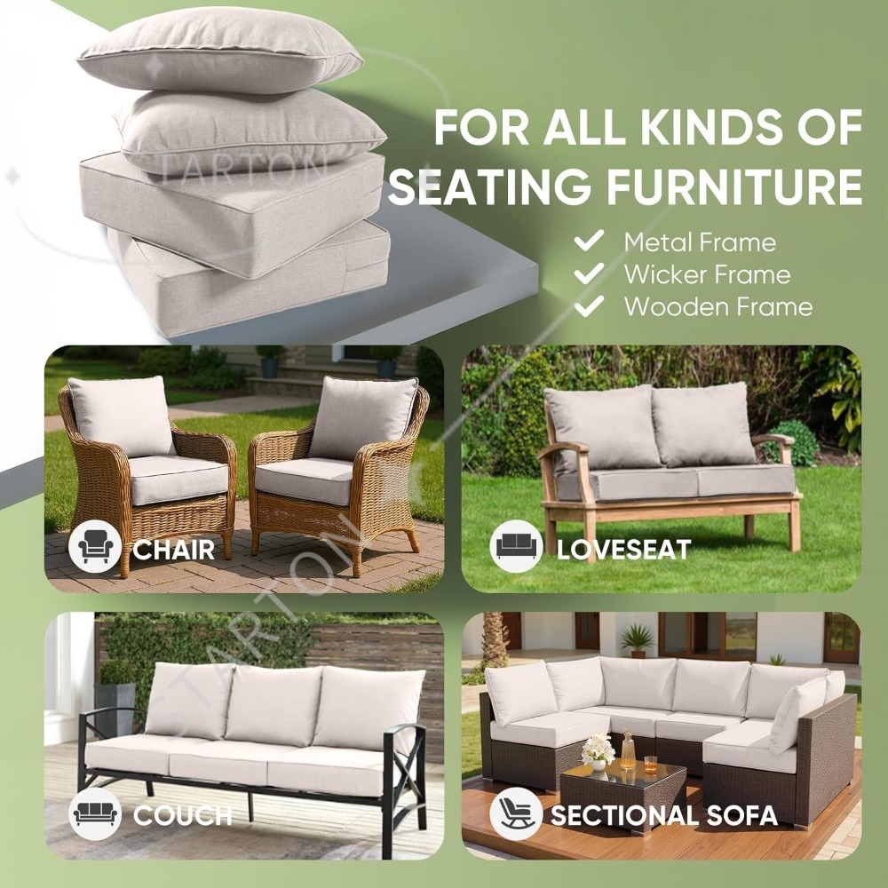 Набор подушек для уличных стул – обзор и цена Outdoor Furniture Cushions 24 X 24