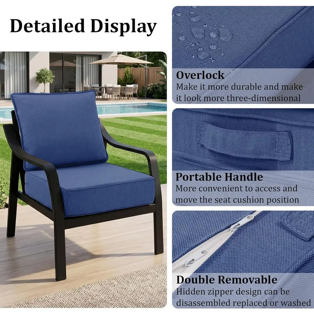 6 толстых уличных подушек для  – обзор и цена Outdoor Furniture Cushions 24 X 24