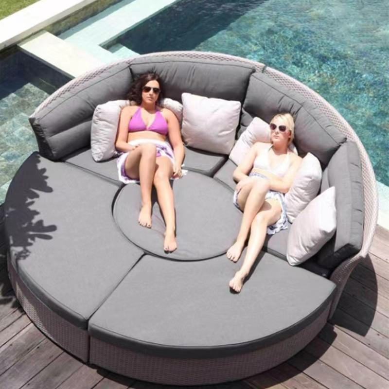 Комплект уличной плетеной мебе – обзор и цена Outdoor Daybed Sofa