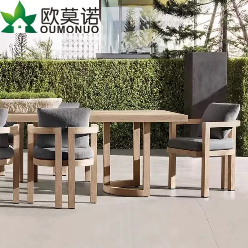 Садовый обеденный набор из тик – обзор и цена Outdoor Furniture Teak Wood