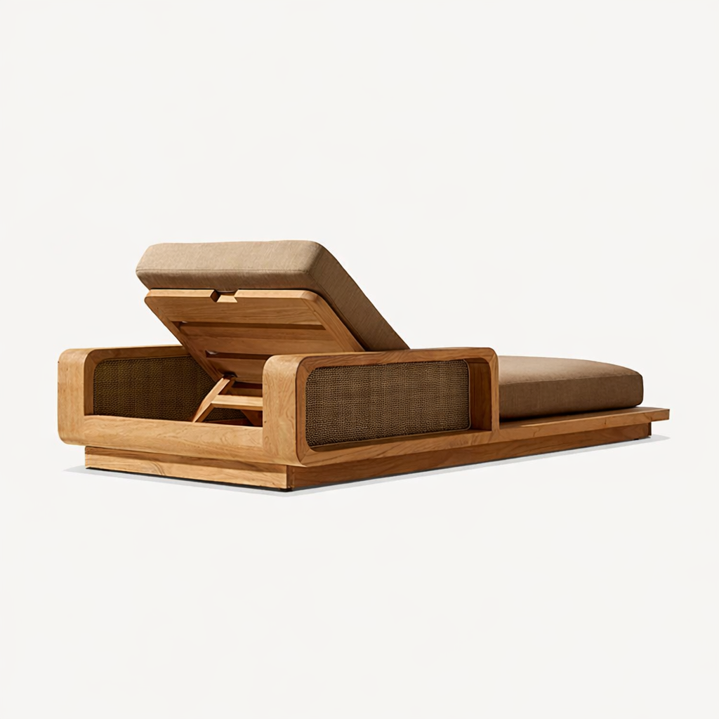 Уличный шезлонг для отеля, ком – обзор и цена Outdoor Furniture Teak Wood