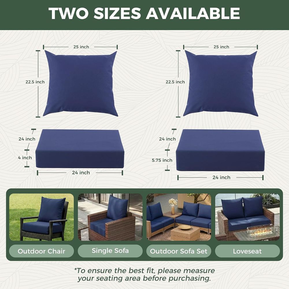 Уличные подушки, мебель для па – обзор и цена Outdoor Furniture Cushions 24 X 24