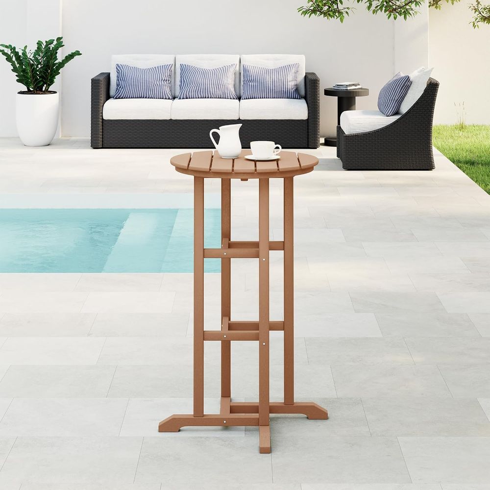 Круглый уличный стол из тика 4 – обзор и цена Outdoor Furniture Teak Wood